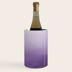 Inspired by Pantone Chive Blossom Purple 18-3634 Watercolor Abstract Art Wine Chiller Gallery Image 1