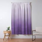 Inspired by Pantone Chive Blossom Purple 18-3634 Watercolor Abstract Art Window Curtain Gallery Image 5