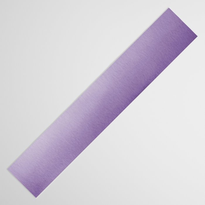 Inspired by Pantone Chive Blossom Purple 18-3634 Watercolor Abstract Art Table Runner Gallery Image 3