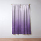 Inspired by Pantone Chive Blossom Purple 18-3634 Watercolor Abstract Art Window Curtain Gallery Image 3
