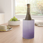 Inspired by Pantone Chive Blossom Purple 18-3634 Watercolor Abstract Art Wine Chiller Gallery Image 4