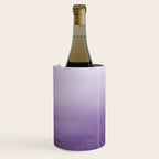 Inspired by Pantone Chive Blossom Purple 18-3634 Watercolor Abstract Art Wine Chiller Gallery Image 2