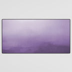 Inspired by Pantone Chive Blossom Purple 18-3634 Watercolor Abstract Art Desk Mat Gallery Image 3