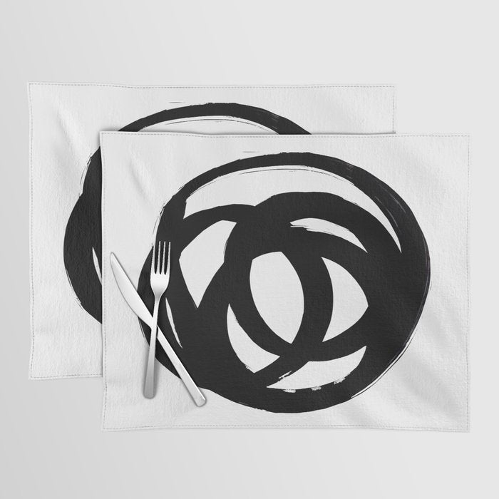 Ink Eye White Background Placemat Gallery Image 1
