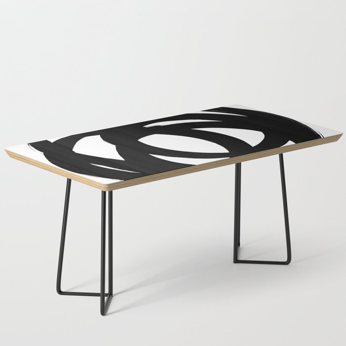 Ink Eye White Background Coffee Table Gallery Image 1