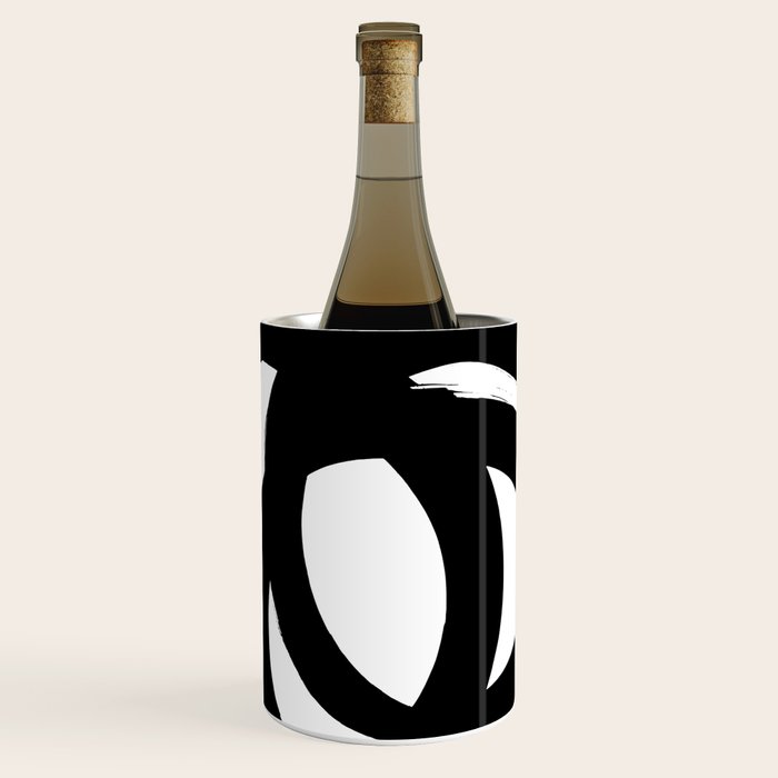 Ink Eye White Background Wine Chiller Gallery Image 1