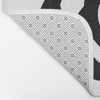 Ink Eye White Background Bath Mat Gallery Image 2