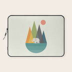 Walk In Peace Laptop Sleeve Gallery Image 1