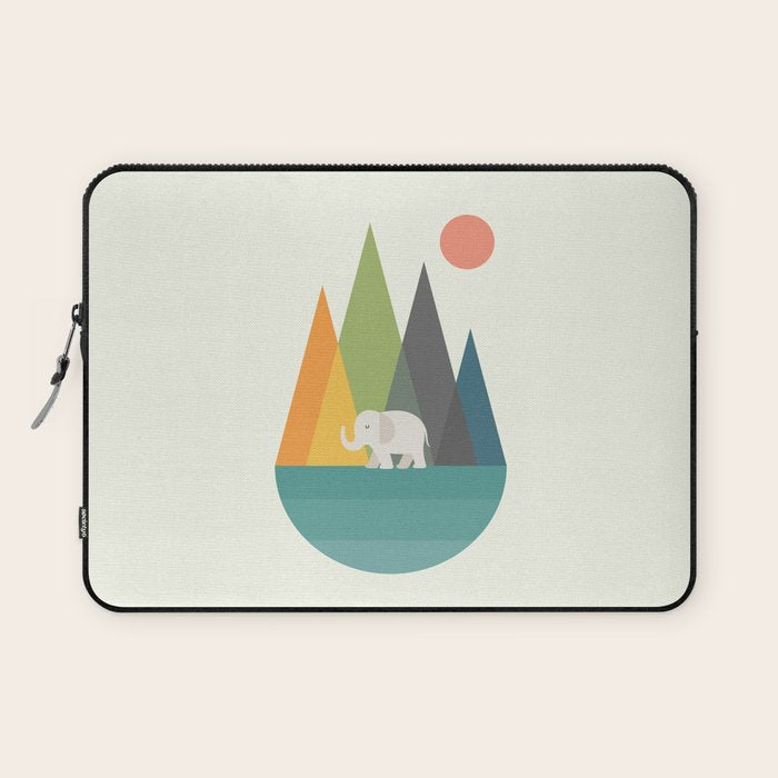 Walk In Peace Laptop Sleeve Gallery Image 1