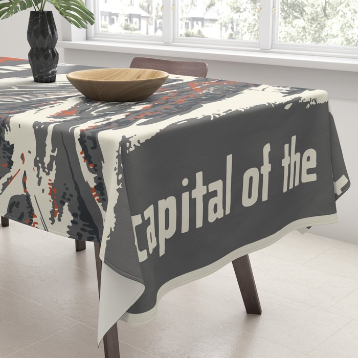 Stowe Vermont, ski capital of the east Tablecloth Gallery Image 3