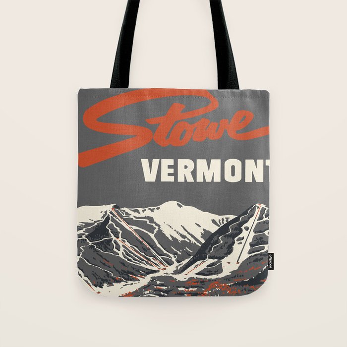 Stowe Vermont, ski capital of the east Tote Bag Gallery Image 1