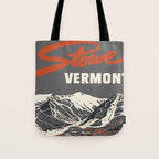 Stowe Vermont, ski capital of the east Tote Bag Gallery Image 1