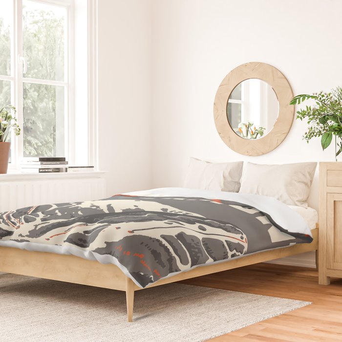 Stowe Vermont, ski capital of the east Duvet Cover Gallery Image 2