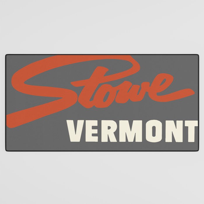 Stowe Vermont, ski capital of the east Desk Mat Gallery Image 3