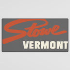Stowe Vermont, ski capital of the east Desk Mat Gallery Image 3
