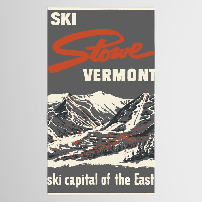 Stowe Vermont, ski capital of the east Tablecloth Gallery Image 2