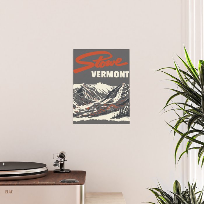 Stowe Vermont, ski capital of the east Poster Gallery Image 2