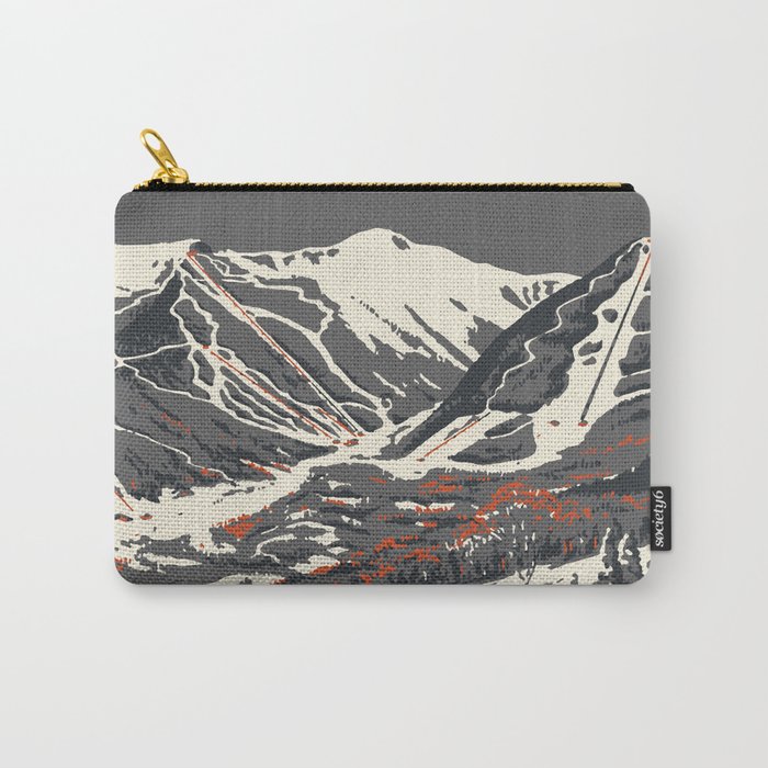 Stowe Vermont, ski capital of the east Carry All Pouch Gallery Image 1
