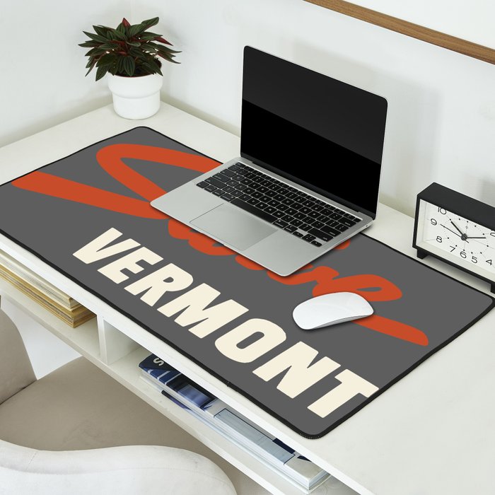 Stowe Vermont, ski capital of the east Desk Mat Gallery Image 2