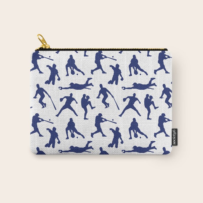 Blue Baseball Players Carry All Pouch Gallery Image 1