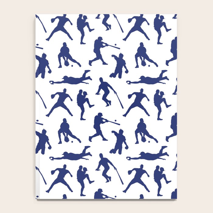 Blue Baseball Players Notebook Gallery Image 4