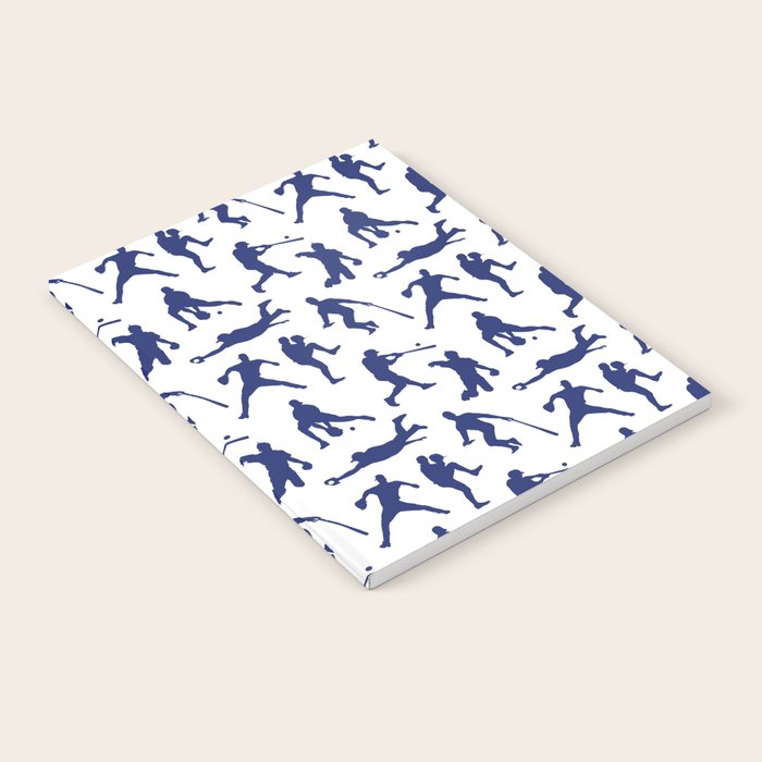 Blue Baseball Players Notebook Gallery Image 2