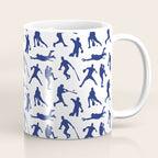 Blue Baseball Players Coffee Mug Gallery Image 1