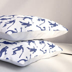 Blue Baseball Players Pillow Sham Gallery Image 3