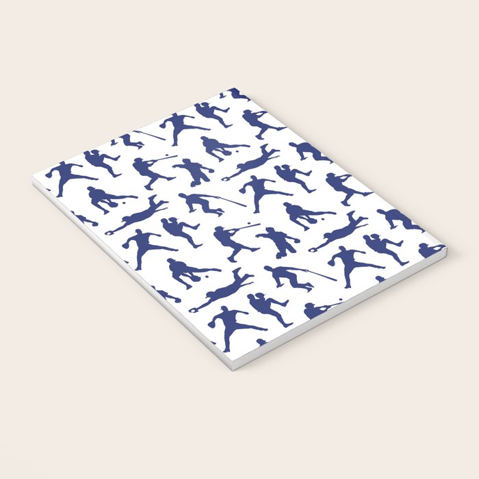 Blue Baseball Players Notebook Gallery Image 3