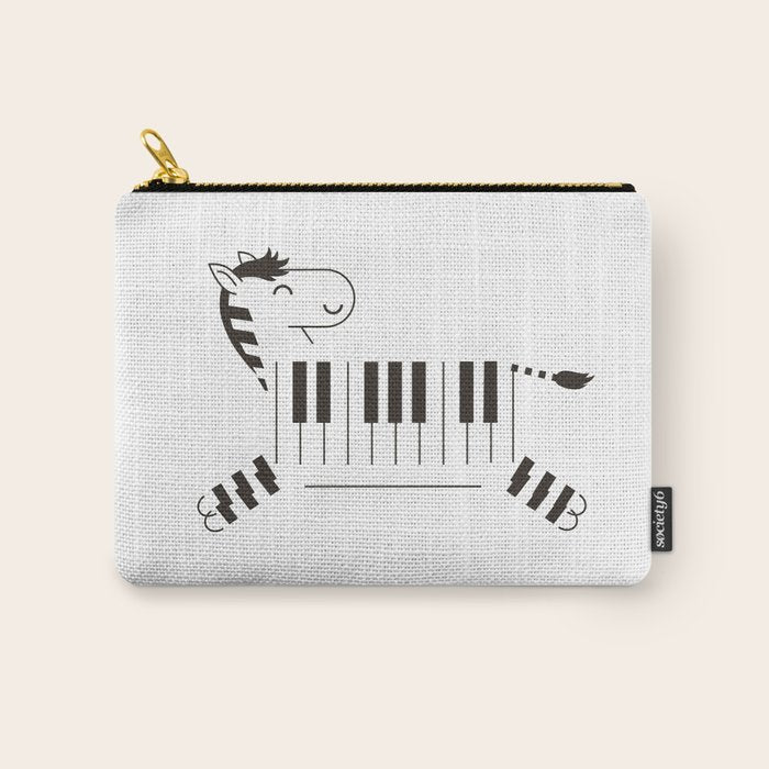 Life is like a piano Carry All Pouch Gallery Image 1