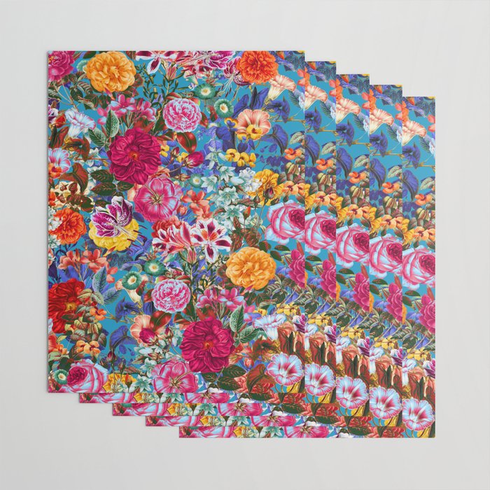 Multicolored Secret Garden Wrapping Paper Gallery Image 3