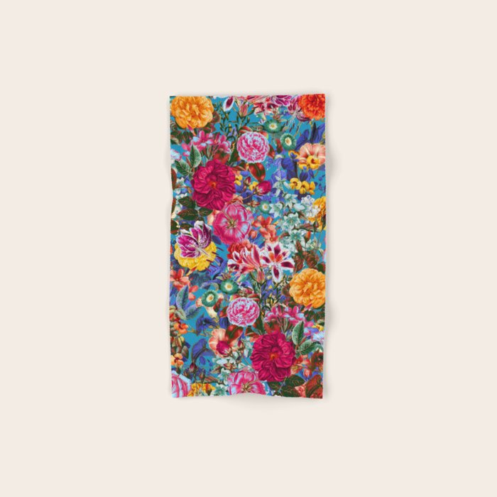 Multicolored Secret Garden Bath Towel Gallery Image 1