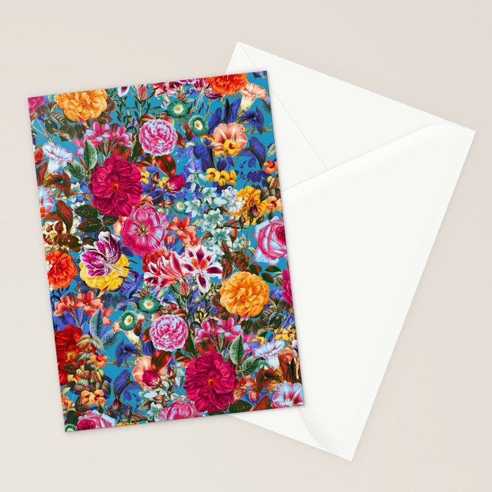 Multicolored Secret Garden Stationery Card Gallery Image 2