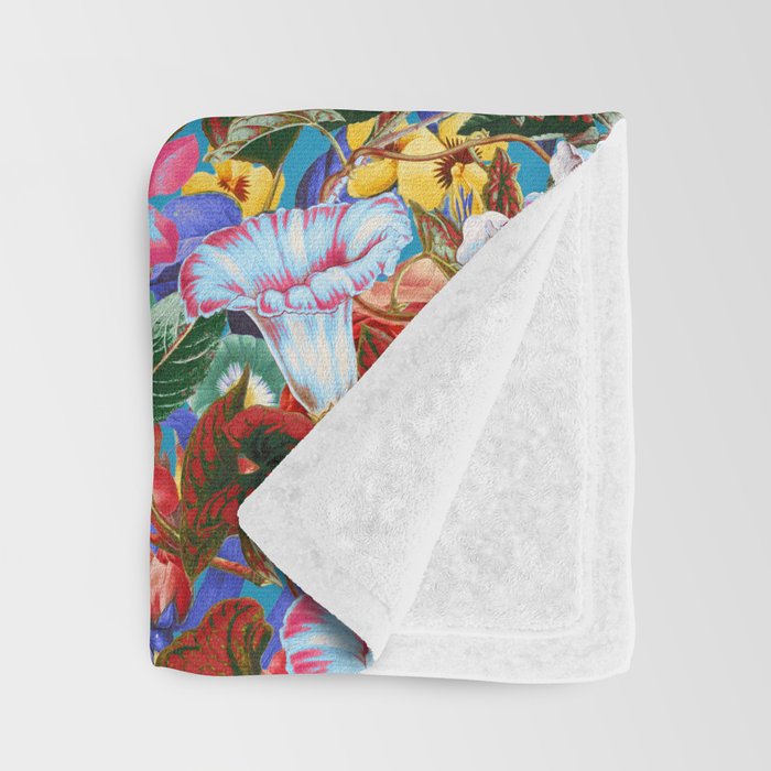 Multicolored Secret Garden Throw Blanket Gallery Image 3