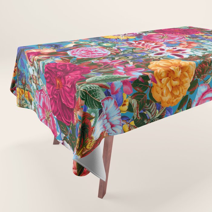 Multicolored Secret Garden Tablecloth Gallery Image 1