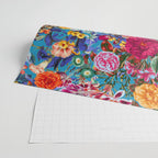 Multicolored Secret Garden Wrapping Paper Gallery Image 2