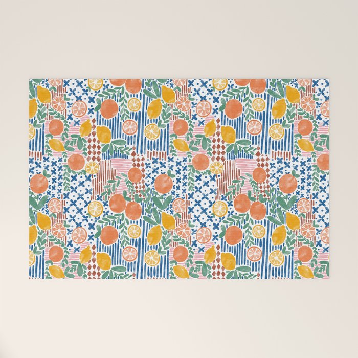 Mediterranean Fusion Citrus Welcome Mat Gallery Image 1