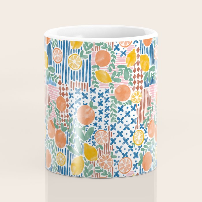 Mediterranean Fusion Citrus Coffee Mug Gallery Image 4