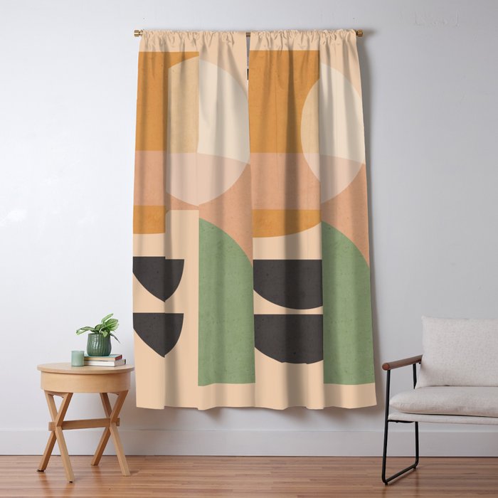 Abstract Art / Shapes 12 Window Curtain Gallery Image 1