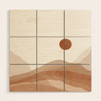 Desert Landscape II Wood Wall Art Gallery Image 1