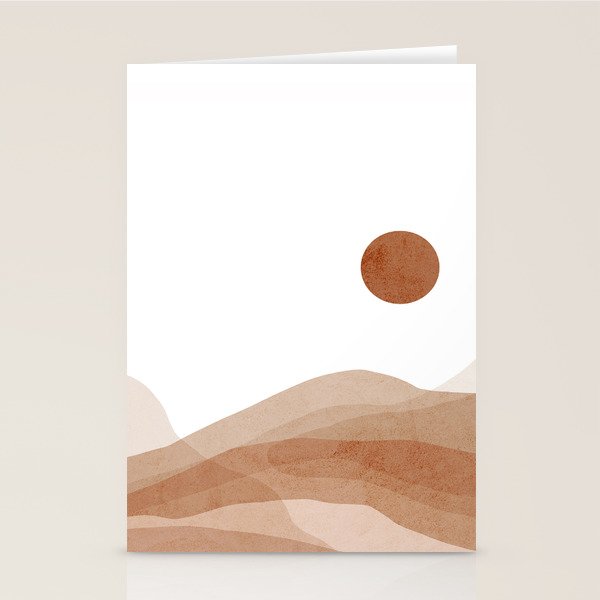 Desert Landscape II Stationery Card Gallery Image 1