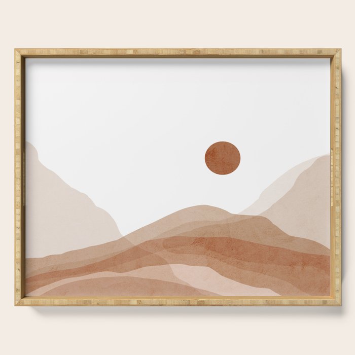 Desert Landscape II Serving Tray Gallery Image 1