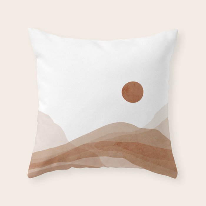 Desert Landscape II Throw Pillow Gallery Image 6