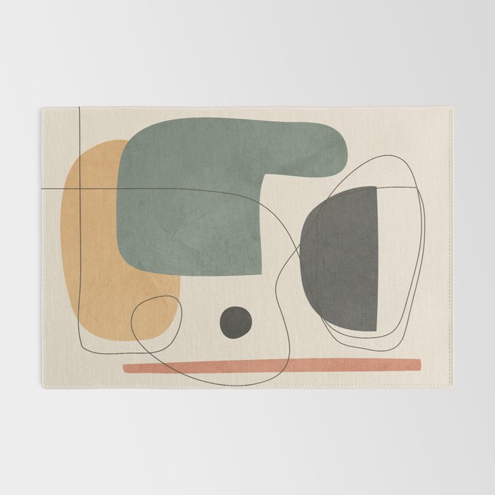 Abstract Minimal Shapes 25 Rug Gallery Image 2