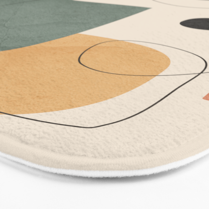 Abstract Minimal Shapes 25 Bath Mat Gallery Image 3