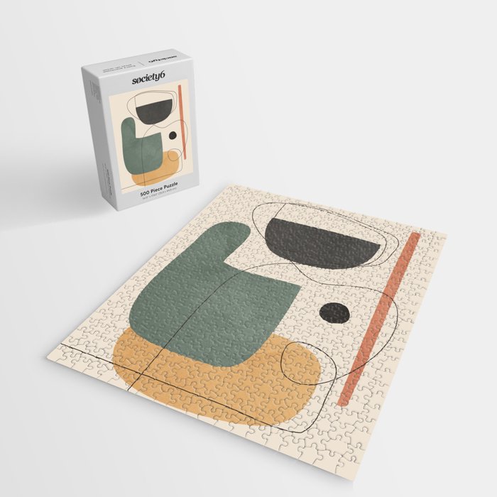 Abstract Minimal Shapes 25 Jigsaw Puzzle Gallery Image 2