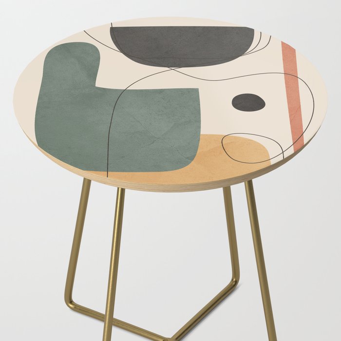 Abstract Minimal Shapes 25 Side Table Gallery Image 2