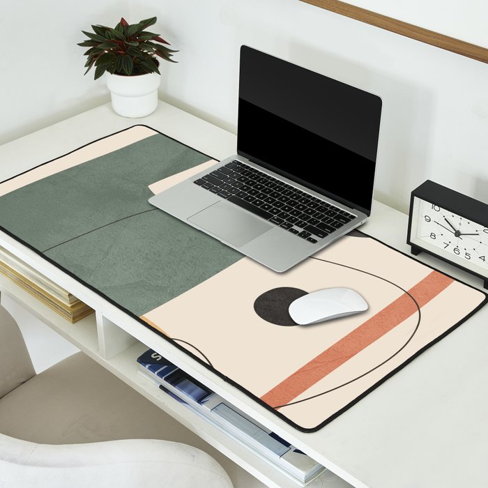 Abstract Minimal Shapes 25 Desk Mat Gallery Image 2