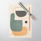 Abstract Minimal Shapes 25 Wrapping Paper Gallery Image 1