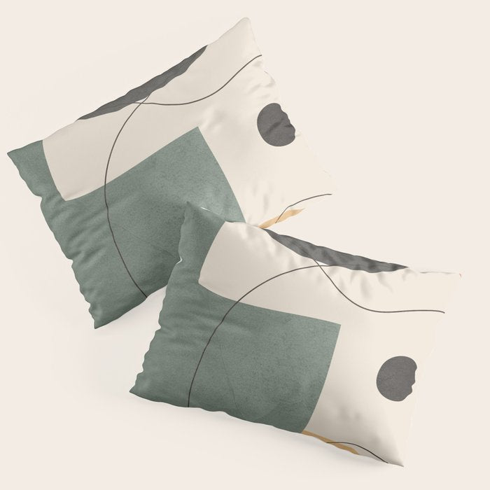 Abstract Minimal Shapes 25 Pillow Sham Gallery Image 1